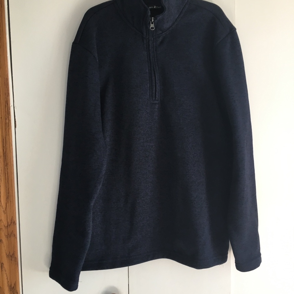 Men's Navy 1/4 Zip Sweater